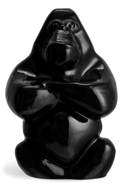 Kosta Boda Gabba Gabba Hey Candle, 9.6 Oz. In Black