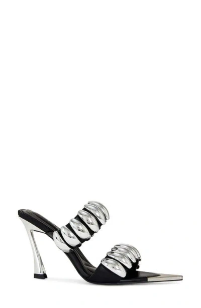 Azalea Wang Jabari Pointed Toe Slide Sandal