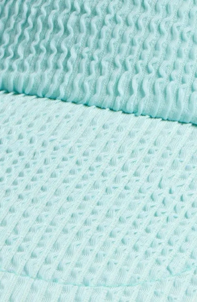 Lele Sadoughi Swimmer Bow Tie Visor In Sea Blue