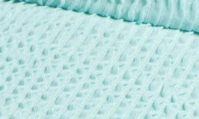 Lele Sadoughi Swimmer Bow Tie Visor In Sea Blue