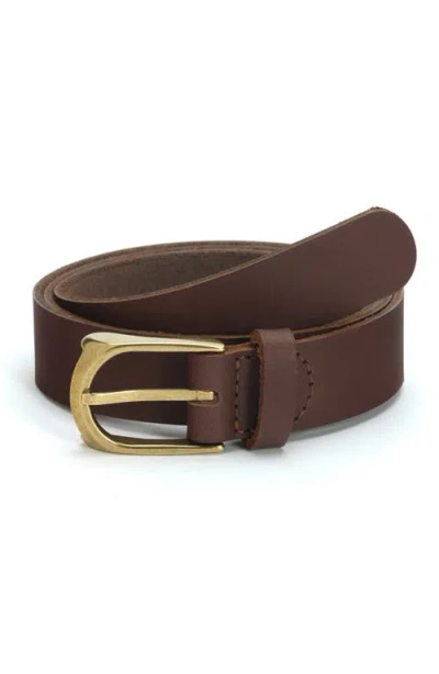 Ezra Arthur Horseshoe Buckle Leather Belt 30mm