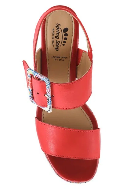 Spring Step Azucar Ankle Strap Sandal