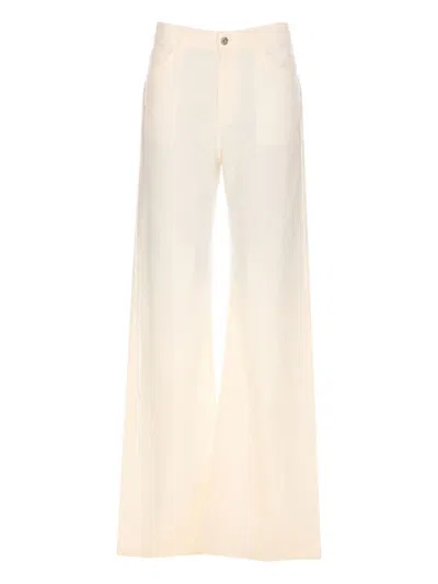 True Avenue Cotton Trousers In White