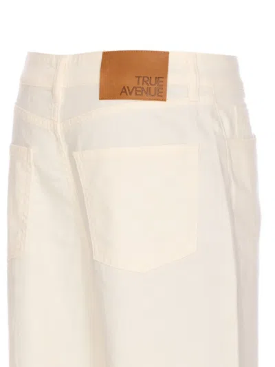 True Avenue Cotton Trousers In White