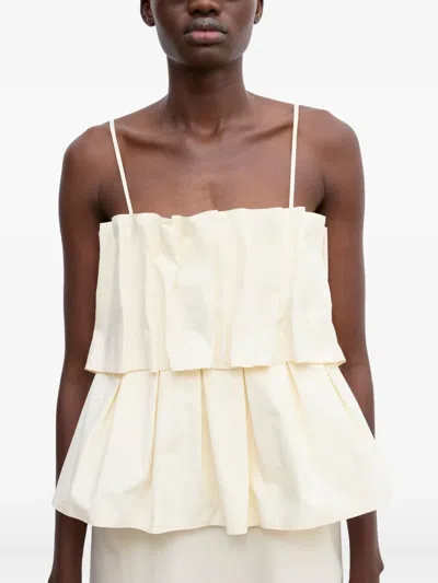 House Of Dagmar Sculpted Tube Dress In White