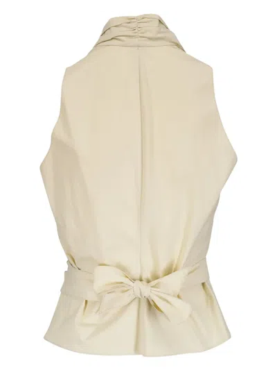 Peter Cohen Wrap-around Silk Top