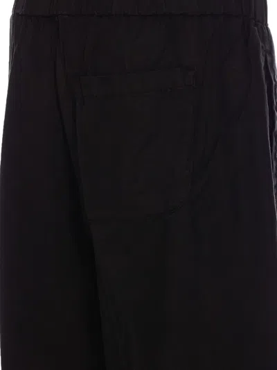 True Avenue Elasticated-waistband Trousers In Black