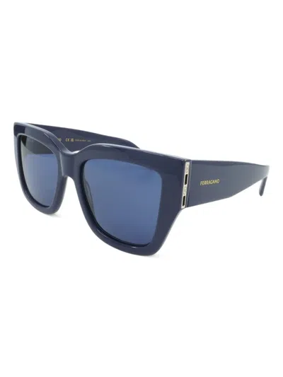 Ferragamo Square-frame Sunglasses