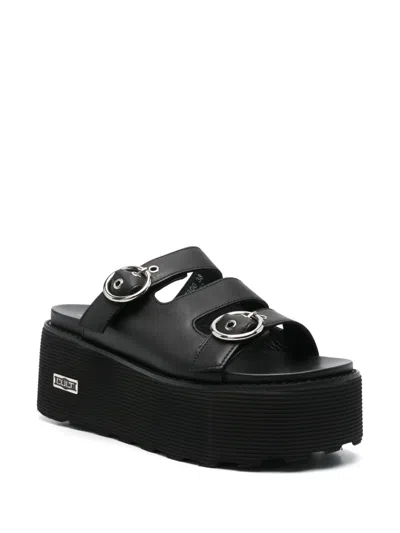 Cult 60mm Leather Sandals In Black