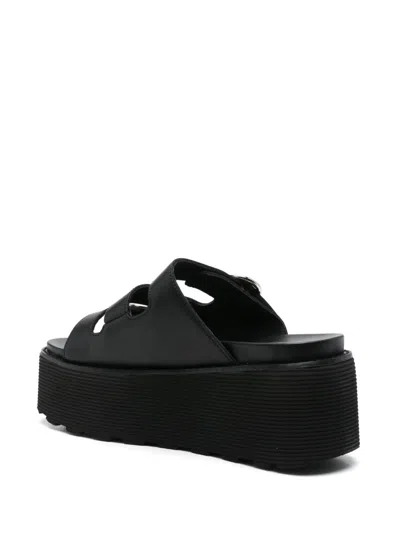 Cult 60mm Leather Sandals In Black