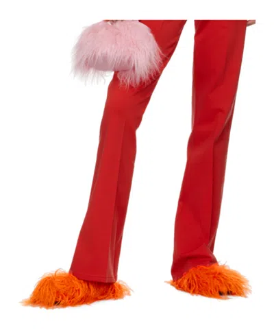 Marni Ssense Exclusive Orange Fussbett Sabot Loafers In 00r17 Orange