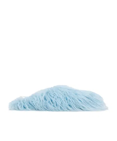 Marni Ssense Exclusive Blue Fussbett Sabot Loafers In 00b21 Baby Blue