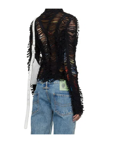 Jean Paul Gaultier Raw Edges Hoodie