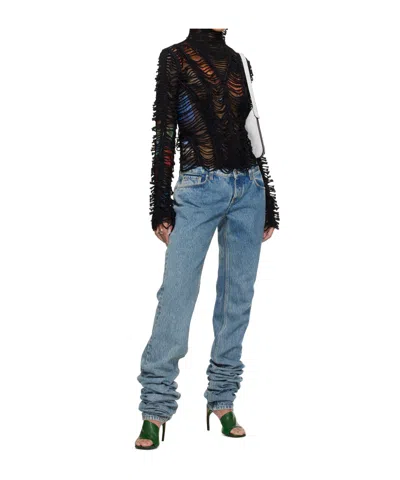 Jean Paul Gaultier Raw Edges Hoodie