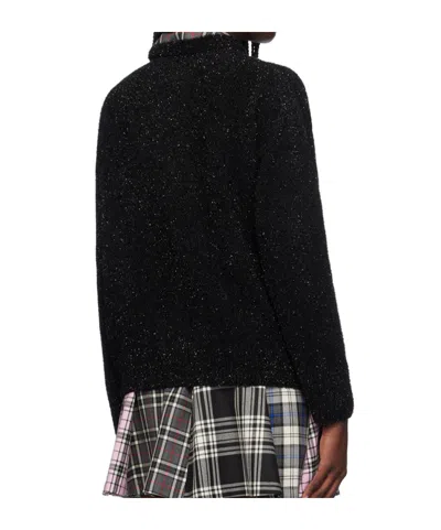 Msgm Intarsia-knit Logo Jumper