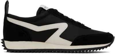 Rag & Bone Retro Runner Suede And Leather-trimmed Recycled Shell Sneakers