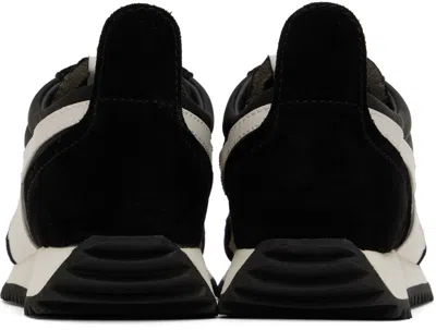 Rag & Bone Retro Runner Suede And Leather-trimmed Recycled Shell Sneakers