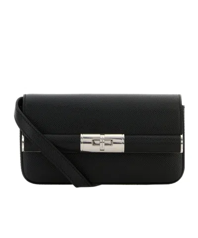 Dolce & Gabbana Men Black Leather Clutch