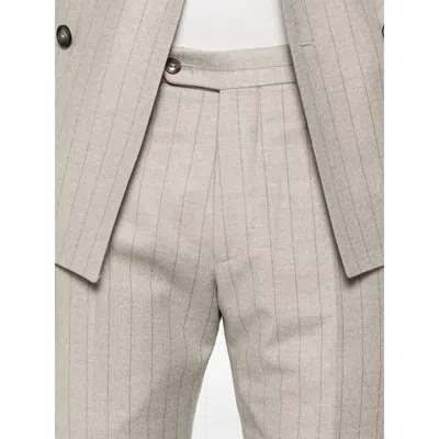 Tagliatore Long Sleeve Blazer And Belt Loop Pants Set