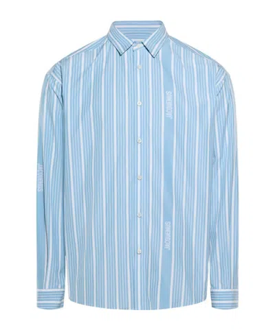 Jacquemus Men's La Chemise Simon In Blue