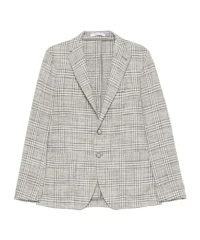 Tagliatore Men's Jacket With Tartan Pattern