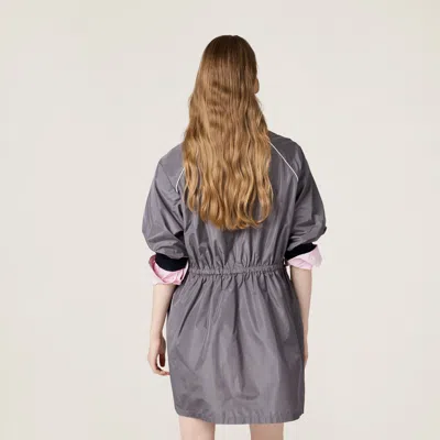 Miu Miu Technical Silk Mini-dress