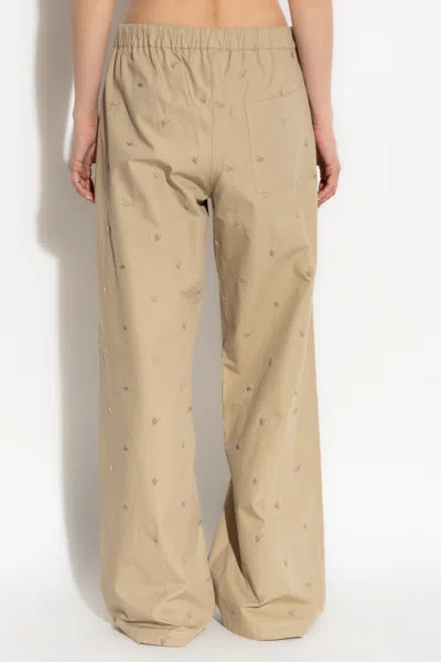Attico Estate Meravigliosa Straight-leg Trousers In Neutral