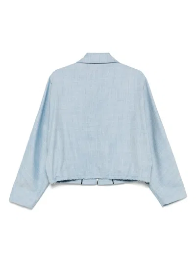 Ferragamo Cropped Bomber Jacket