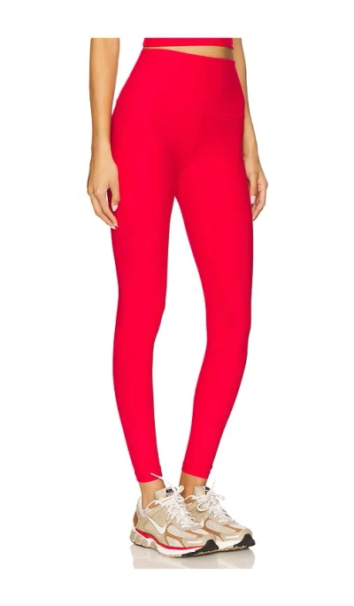 Beyond Yoga Spacedye Caught In The Midi Legging In Coral Glow Heather