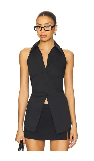 Simonmiller Loch Sleeveless Poplin Button Up