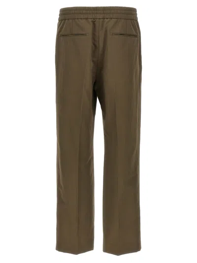 Brioni Asolo Tailored Fit Pants In Brown