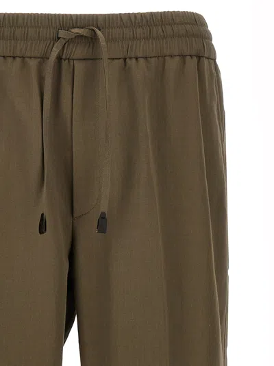 Brioni Asolo Tailored Fit Pants In Brown