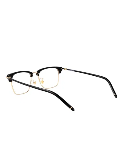 Montblanc Mb0409o-001silver-black-transparent