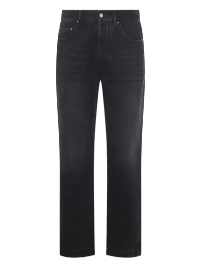 Amiri Straight Trousers With Five Pockets And Belt Loops