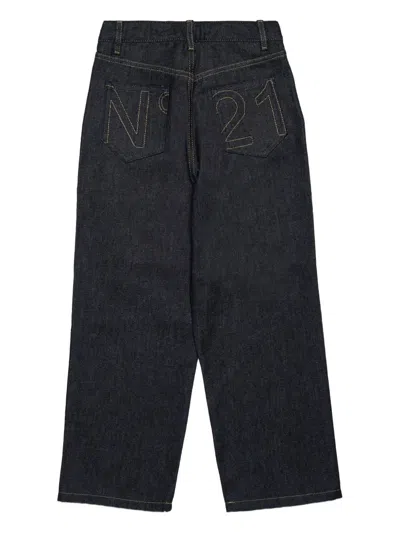 N°21 Nº21 Kids Embroidered Jeans