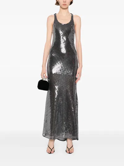 Monse Sequin Harness Dress