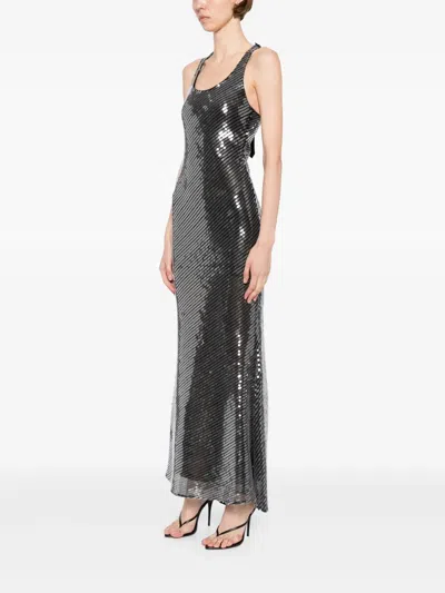 Monse Sequin Harness Dress