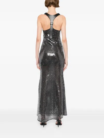 Monse Sequin Harness Dress
