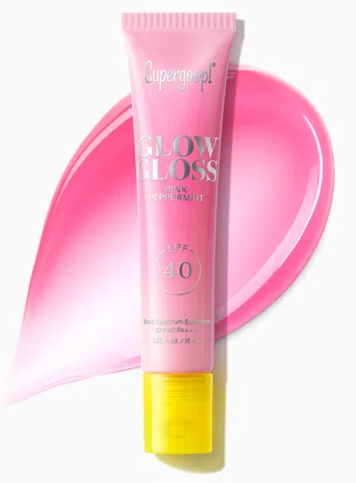 Supergoop Glow Gloss Spf 40 Lip Balm In Transparent