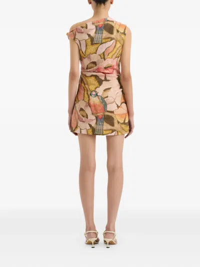 Sir Abstract-print Mini Dress