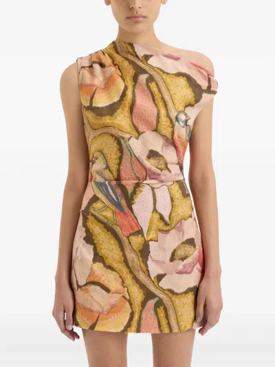 Sir Abstract-print Mini Dress