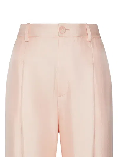 Lapointe Silky Twill Relaxed Pleated Pant In Multi