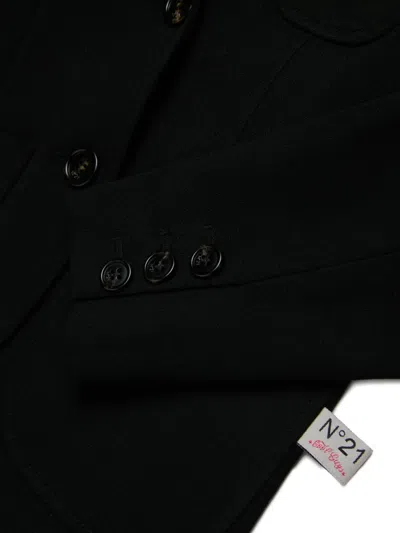 N°21 Giacca Blazer Monopetto In Crêpe