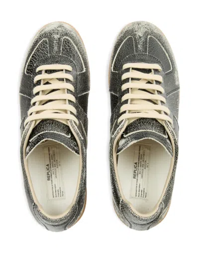 Maison Margiela Replica Sneakers In Black