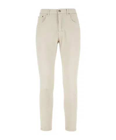 Dondup Brighton Five-pocket Jeans In Neutral