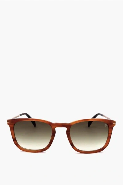 David Beckham Tortoiseshell Wayfarer Sunglasses With Gradient Lenses