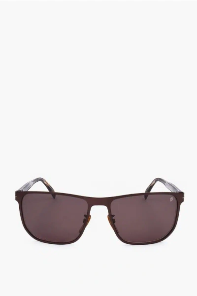 David Beckham Wayfarer Sunglasses With Metal Frame