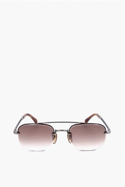 David Beckham Oval Sunglasses With Gradient Lenses