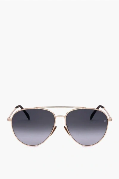 David Beckham Aviator Sunglasses With Gradient Lenses