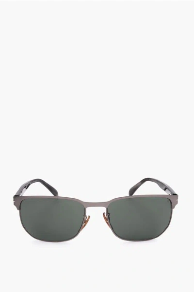 David Beckham Wayfarer Sunglasses With Metal Frame